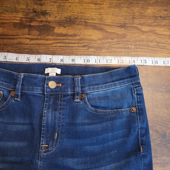 J Crew Jeans Size 28 Low Rise Skinny Dark Wash Stretch Denim - Picture 5 of 10